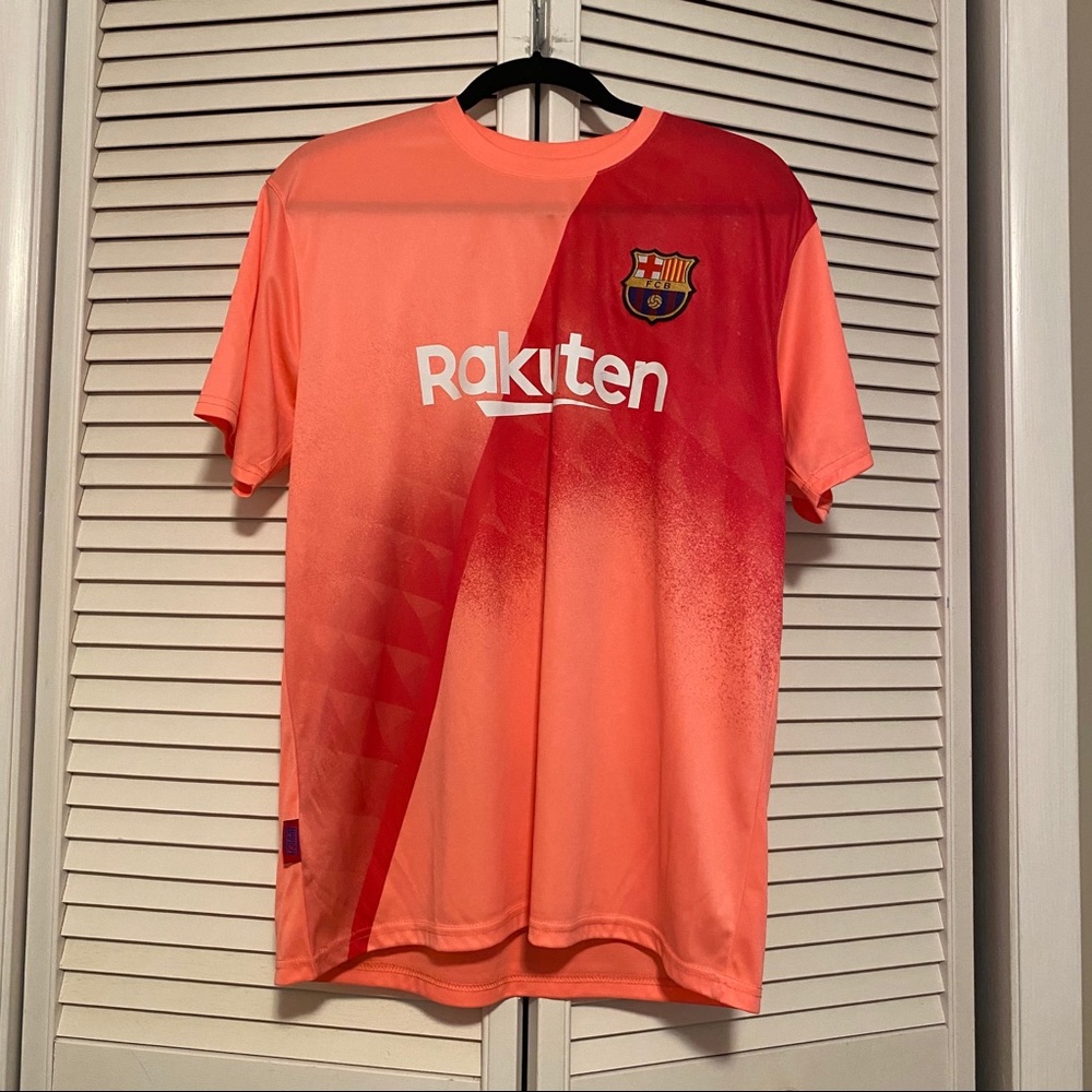 NWOT FC Barcelona Neon Kit